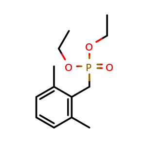 Chemical structure of Diethyl 2,6-Dimethylbenzylphosphonate , CAS 902526-55-0, AChemBlock X193153