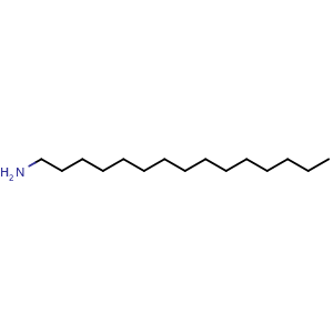 Chemical structure of 1-Aminopentadecane , CAS 2570-26-5, AChemBlock X193209