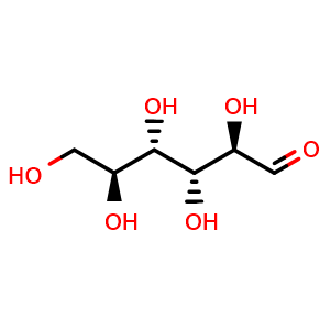 Chemical structure of L-Mannose , CAS 10030-80-5, AChemBlock X193218