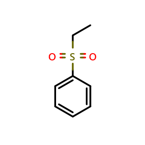 Chemical structure of Ethyl Phenyl Sulfone , CAS 599-70-2, AChemBlock X193230