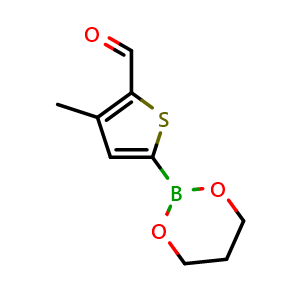 5-(1,3,2-Dioxaborinan-2-yl)-3-methylthiophene-2-carbaldehyde