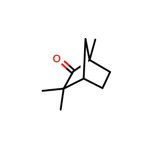 Chemical structure of (+)-Fenchone , CAS 4695-62-9, AChemBlock X193250