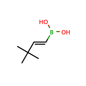 Chemical structure of (E)-2-tert-Butylvinylboronic acid , CAS 86595-37-1, AChemBlock X193253