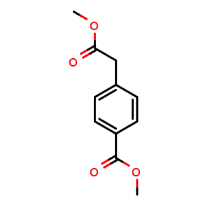 Chemical structure of Methyl 4-(Methoxycarbonyl)phenylacetate , CAS 52787-14-1, AChemBlock X193271