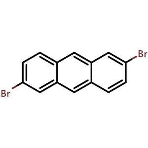 Chemical structure of 2,6-Dibromoanthracene , CAS 186517-01-1, AChemBlock X193279