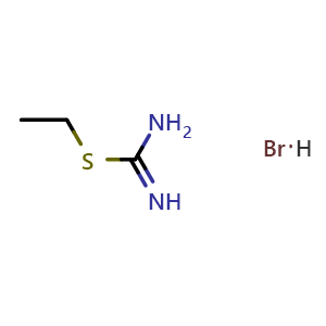 Chemical structure of S-Ethylisothiourea Hydrobromide , CAS 1071-37-0, AChemBlock X193340