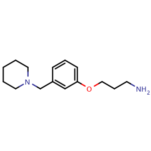 3-[3-(1-Piperidylmethyl)phenoxy]-1-propanamine