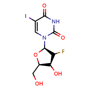 Chemical structure of Fialuridine , CAS 69123-98-4, AChemBlock X193367