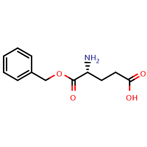 Chemical structure of 1-Benzyl D-Glutamate , CAS 79338-14-0, AChemBlock X193375