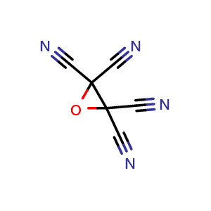 Chemical structure of Tetracyanoethylene Oxide , CAS 3189-43-3, AChemBlock X193392