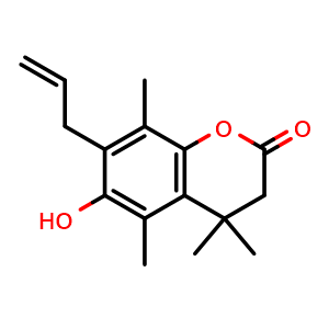 7-Allyl-6-hydroxy-4,4,5,8-tetramethylchroman-2-one