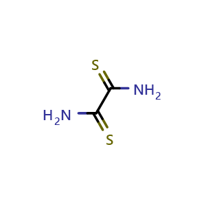 Chemical structure of Dithiooxamide , CAS 79-40-3, AChemBlock X193442