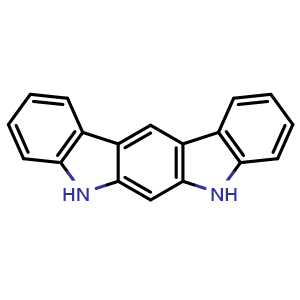 Chemical structure of 5,7-Dihydroindolo[2,3-b]carbazole , CAS 111296-90-3, AChemBlock X193457
