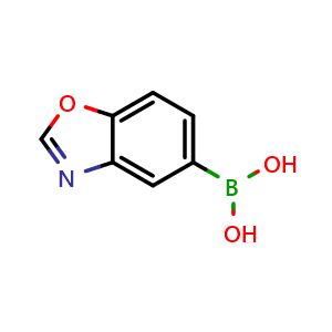 Chemical structure of Benzoxazole-5-boronic acid , CAS 1443112-43-3, AChemBlock X193488