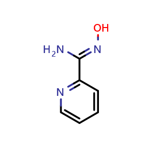 Chemical structure of 2-Pyridylamidoxime , CAS 1772-01-6, AChemBlock X193500