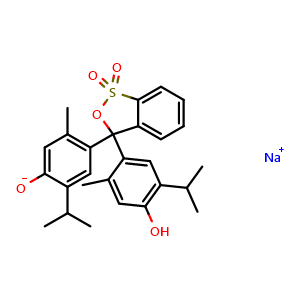 Sodium 4-[3-(4-Hydroxy-5-isopropyl-2-methylphenyl)-1,1-dioxido-3H-benzo[c][1,2]oxathiol-3-yl]-2-isopropyl-5-methylphenolate