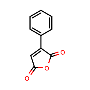 Chemical structure of Phenylmaleic Anhydride , CAS 36122-35-7, AChemBlock X193546