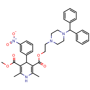 Chemical structure of Manidipine , CAS 89226-50-6, AChemBlock X193565
