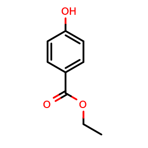 Chemical structure of Ethyl 4-Hydroxybenzoate , CAS 120-47-8, AChemBlock X193588