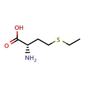 Chemical structure of L-Ethionine , CAS 13073-35-3, AChemBlock X193603
