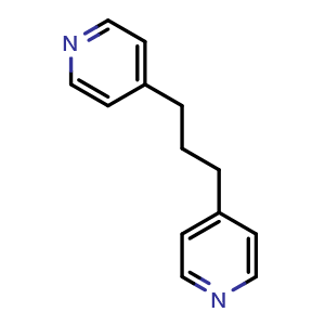 Chemical structure of 1,3-Di(4-pyridyl)propane , CAS 17252-51-6, AChemBlock X193618