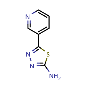 2-Amino-5-(3-pyridyl)-1,3,4-thiadiazole