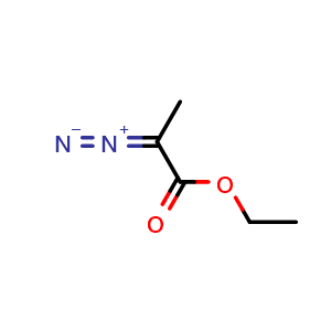 Chemical structure of Ethyl 2-Diazopropanoate , CAS 6111-99-5, AChemBlock X193738