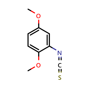 Chemical structure of 2,5-Dimethoxyphenyl Isothiocyanate , CAS 40532-06-7, AChemBlock X193740
