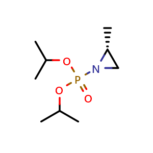 Chemical structure of Diisopropyl (R)-(2-Methylaziridin-1-yl)phosphonate , CAS 2265921-86-4, AChemBlock X193746