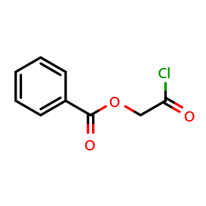 Chemical structure of 2-Chloro-2-oxoethyl Benzoate , CAS 54150-57-1, AChemBlock X193779