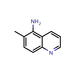 Chemical structure of 5-Amino-6-methylquinoline , CAS 50358-35-5, AChemBlock X193787