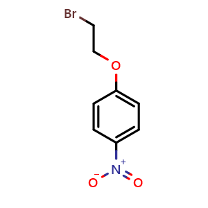 Chemical structure of 1-(2-Bromoethoxy)-4-nitrobenzene , CAS 13288-06-7, AChemBlock X193800