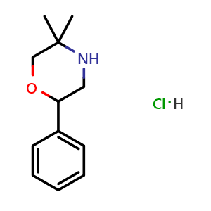 5,5-Dimethyl-2-phenylmorpholine hydrochloride