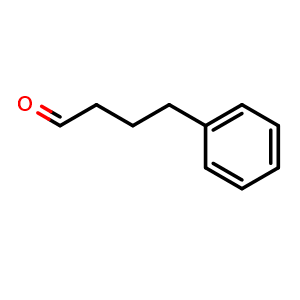 Chemical structure of 4-Phenylbutanal , CAS 18328-11-5, AChemBlock X193850