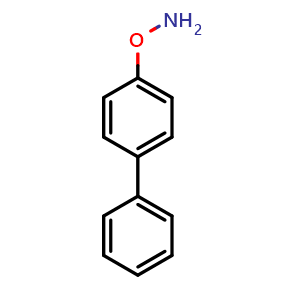 Chemical structure of O-(4-Biphenylyl)hydroxylamine , CAS 99908-04-0, AChemBlock X193857