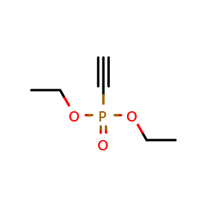 Chemical structure of Diethyl Ethynylphosphonate , CAS 4851-51-8, AChemBlock X193897