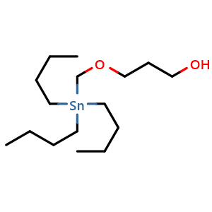 Chemical structure of 3-[(Tributylstannyl)methoxy]-1-propanol , CAS 1079333-34-8, AChemBlock X193918