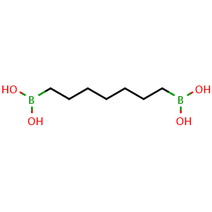 Chemical structure of Heptane-1,7-diyldi(boronic acid) , AChemBlock X193944