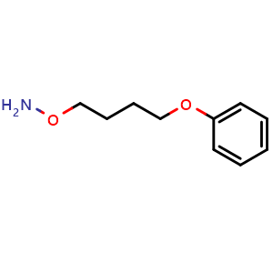 Chemical structure of O-(4-Phenoxybutyl)hydroxylamine , CAS 54149-55-2, AChemBlock X194039