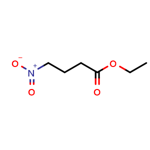 Chemical structure of Ethyl 4-Nitrobutanoate , CAS 2832-16-8, AChemBlock X194041