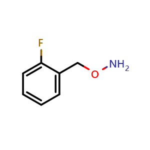 Chemical structure of O-(2-Fluorobenzyl)hydroxylamine , CAS 55418-27-4, AChemBlock X194081
