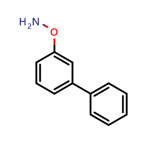 Chemical structure of O-(3-Biphenylyl)hydroxylamine , CAS 107448-94-2, AChemBlock X194166