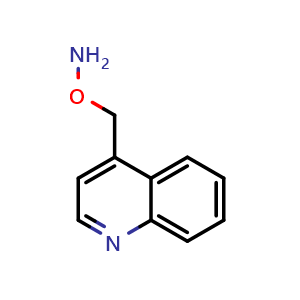 Chemical structure of O-(4-Quinolylmethyl)hydroxylamine , AChemBlock X194184