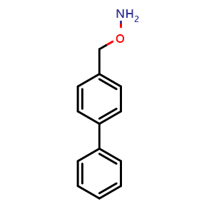 Chemical structure of O-(4-Biphenylylmethyl)hydroxylamine , CAS 1885-55-8, AChemBlock X194185