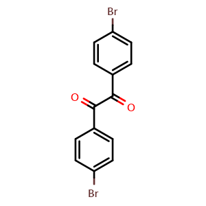 Chemical structure of 4,4'-Dibromobenzil , CAS 35578-47-3, AChemBlock X194207