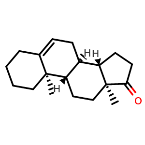 Chemical structure of 5-Androsten-17-one , CAS 25824-80-0, AChemBlock X194249