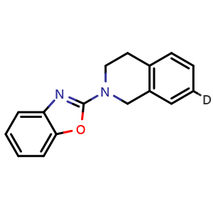 2-[3,4-Dihydroisoquinolin-2(1H)-yl-7-D]benzo[d]oxazole