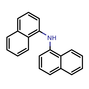 Chemical structure of Di(1-naphthyl)amine , CAS 737-89-3, AChemBlock X194316