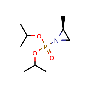 Chemical structure of Diisopropyl (S)-(2-Methylaziridin-1-yl)phosphonate , CAS 1800100-71-3, AChemBlock X194394