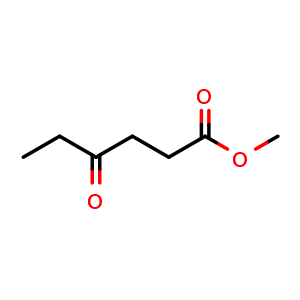 Chemical structure of Methyl 4-Oxohexanoate , CAS 2955-62-6, AChemBlock X194421